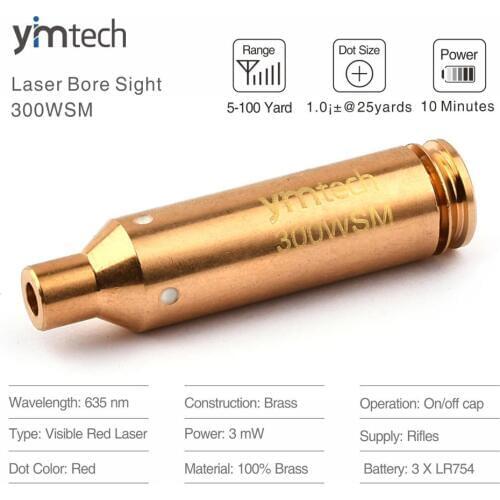 300WSM boresight red laser dot sight scope tactical gun accessories shunting laser bore sight mini red dot