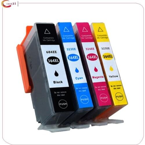 4Pack Compatible Ink Cartridges for HP 364XL HP Photosmart 5510 5511 5512 5514 5515 5520 5522 5524 6510 6520 6512 6515 7510 7520