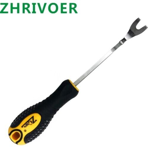Automobile rubber buckle, door panel, interior trim panel, buckle remover, clip, auto repair crowbar, nail lifter