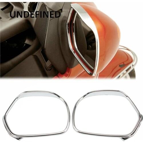 Motorcycle Chrome Mirrors Trim For Honda Goldwing GL1800 GL 1800 2001-2012 2003 2005 2007 2009 2010 2011 moto mirror accessories