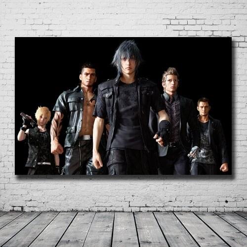 Game Poster Canvas Painting Final Fantasy HD Printing Canvas Painting Living Room Bedroom Study Decoration Painting Cuadros