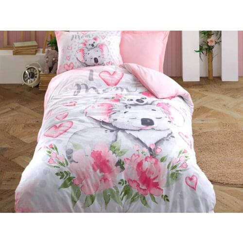 Cottonbox Junior Koala Single Double Quilt Cover Set Pink