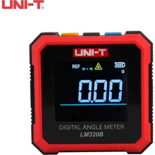 UNI-T LM320A LM320B Magnetic Digital Protractor Level Meter Goniometer Base Small Electronic Protractor Measuring Tool