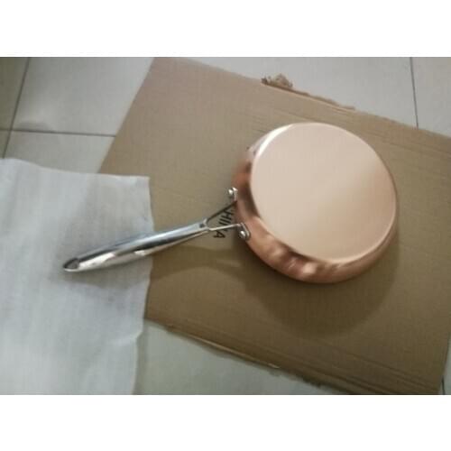 Copper brass frying pan Mini Steak frying pan for Western Food