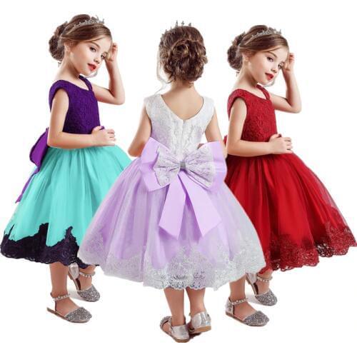 Cute Baby Girls Christmas Dress Elegant Princess Dress Toddler Girl New Year Party Gowns Childrens Clothing Dress With Headband