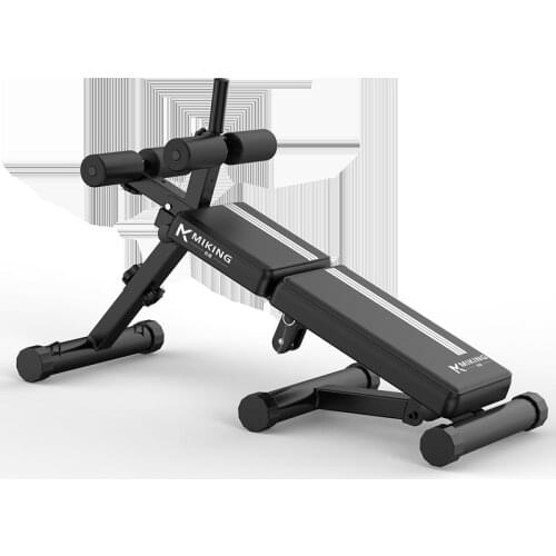 The new supine board folding abdominal muscle board multifunctional abdominal chair household bench press weightlifting stool