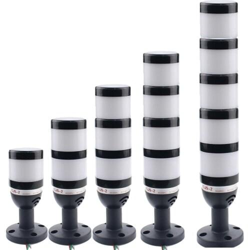 New multifunctional rotary industrial signal tower warning light alarm device 12V 24 V 110 V 220 v 1 ~ 5 optional