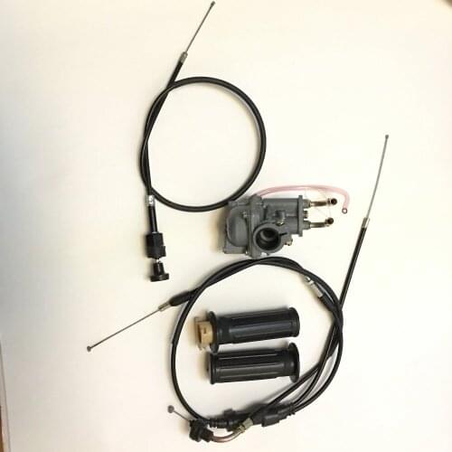 NEW PW50 Part Carburetor Throttle & Choke cables and Grips fit PW50 Loncin Jianshe PY50