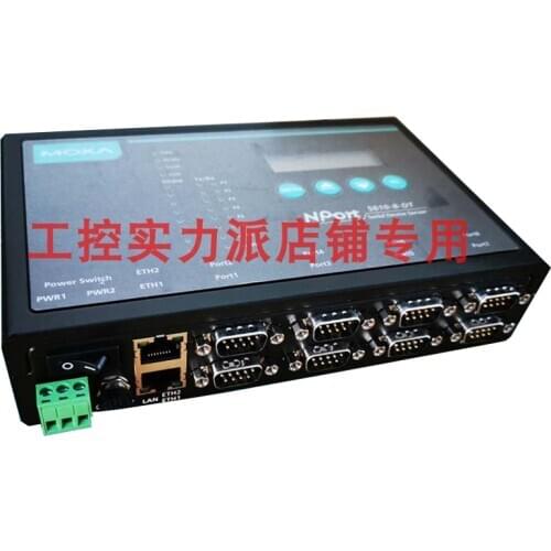 New Original Spot Photo For MOXA NPort 5610-8-DT RS-232 RS-232 8-Port Desktop Serial Server
