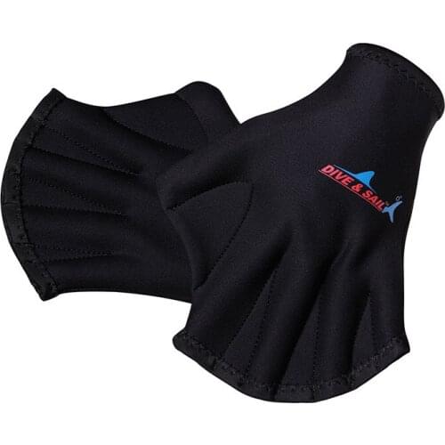 Unisex One Size Black Color Swimming Gloves Guanti Neoprene Diving Snorkeling Webbed Gloves 2mm Neopreen Handschoenen Hand Fins