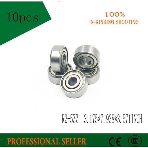 R2-5ZZ 3.175*7.938*3.571mm motor bearings 1/8"x 5/16"x 9/64" R2-5Z inch Miniature Ball Radial Ball Bearings