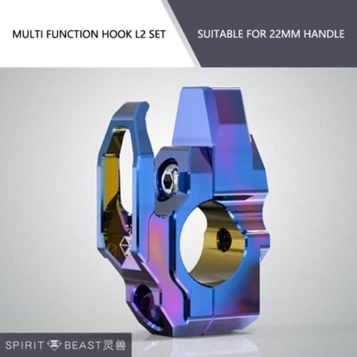 SPIRIT BEAST Universal Motorcycle Clamp Hook 22 MM Handlebar Modified Accessories Helmet Hook Handle Mirror Seat Hook