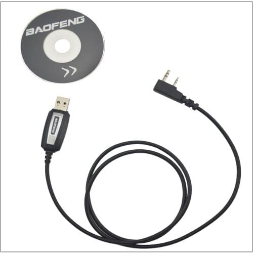 Baofeng USB Programming Cable w/ CD drive for Baofeng UV-5R UV-B5 UV-B6 BF-UV82 UV-5RA UV-5RB UV-5RC UV-5RD BF-888S BF-666S