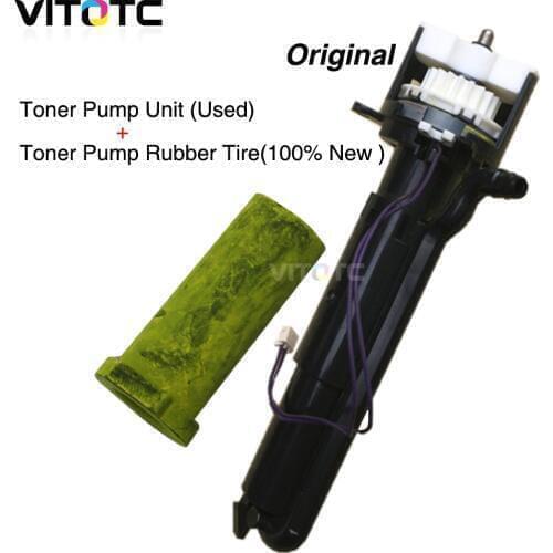 New Compatible Rubber Tire used original Suction Toner Pump Unit Powder Supply Motor for Ricoh Aficio MP C2800 C3300 C4000 C5000