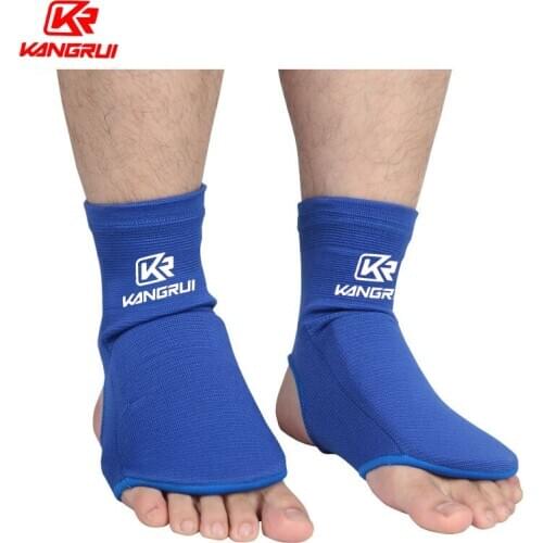 MMA Karate Taekwondo kick boxing ankle protector instep guard shoes support socks adult child 100%cotton football foot supporter