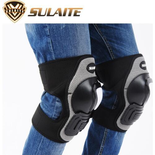 1Pair Motorcycle Knee Pads Motocross Knee Protector Guard MTB Ski Protective Gear Kneepad Moto Knee Protective Gear Roller skat