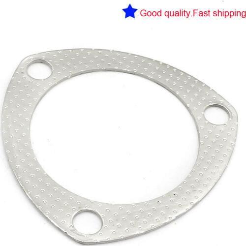 2PCS 3-Bolt HighTemp Exhaust Gasket Turbo/Manifold/Header Down Pipe Flange 3"