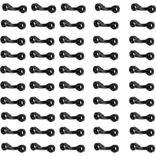 50pcs Strong Nylon Kayak Canoe Deck Loops Tie Down Pad Eye Connect Buckle