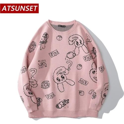 ATSUNSET Mens Wool Sweaters
