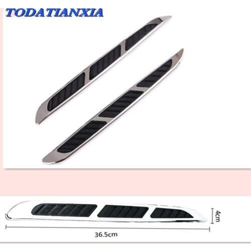 Car Styling Shark Gills Sticker for renault clio 4 trafic renault trafic 2 nissan qashqai audi q5 307 for suzuki mercedes w211