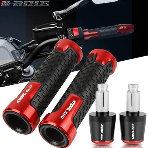 For Honda CBR600 F2 F3 F4 F4i CBR600RR CBR600F CBR 600 600F 600RR 7/8" 22mm Motorcycle Handlebar Grips Bar Handle Ends Cap Plugs