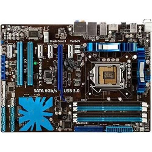 For Asus P7P55D-E LX Desktop Motherboard P55 Socket LGA 1156 i3 i5 i7 DDR3 16G ATX UEFI BIOS Original Used Mainboard On Sale