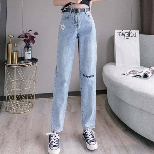 INSTYLISH Women's Jeans With Embroidery