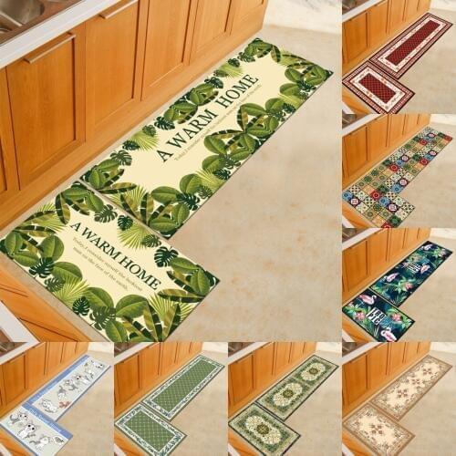 Zeegle Mats For Hallway Entrance Door Mats Anti-slip Kitchen Rugs Bedroom Floor Mats Bedside Rugs Absorbent Bathroom Bath Mats