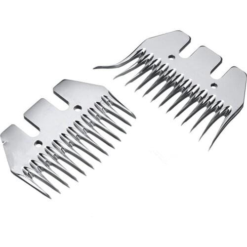 Durable Sheep Goats Comb Shearing Clipper Straight Curved 13 Tooth Blade Alternative For Sheep Clipper Shears Scissors Part