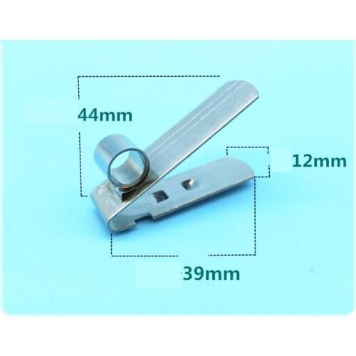 Carbon brush compression spring, stainless steel spring, width 12mm, outer ring, double teeth, double jump, carbon brush circlip