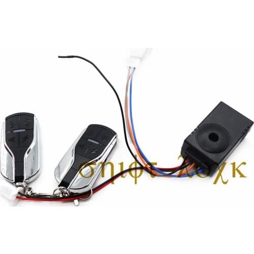 36V/48V Alarm Anti-theft Device Remote Control Lock Car Key For Electric scooter Modified Accessories parts