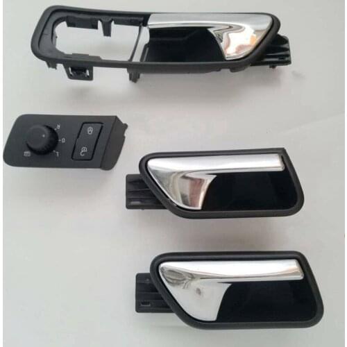 QDAEROHIVE Car Chrome Inside Door Handle inner door handle VW Touran 2008-2015
