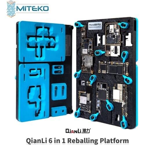 Qianli 6in1 Reballing Platform Double-Sided Use Desoldering Maintenance Positioning For Phone X/XS/XS MAX/11/11PRO/11PRO MAX