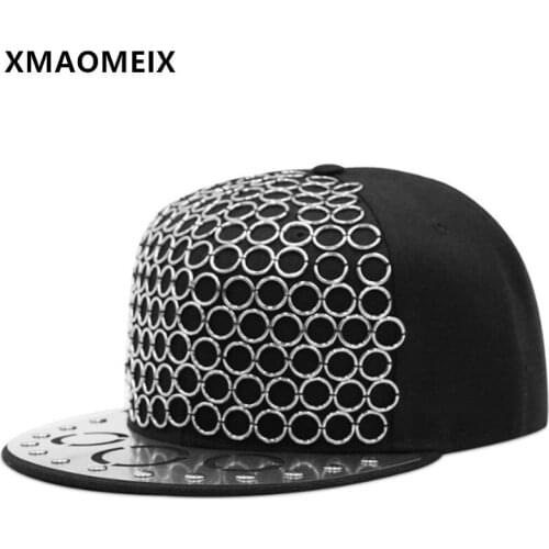 XMAOMEIX 2021 Spring New Hip Hop Caps For Men Women Fashion Flat Brim Hat Adjustable Size Novelty Headwear Decoration Couple Cap
