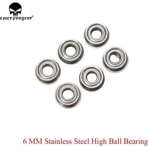 EMERSONGEAR 6mm Stainless Steel High Ball Bearing for Airsoft AEG Gearbox Hunting Accessories for Gun 6mm Stainless Steel BD1225