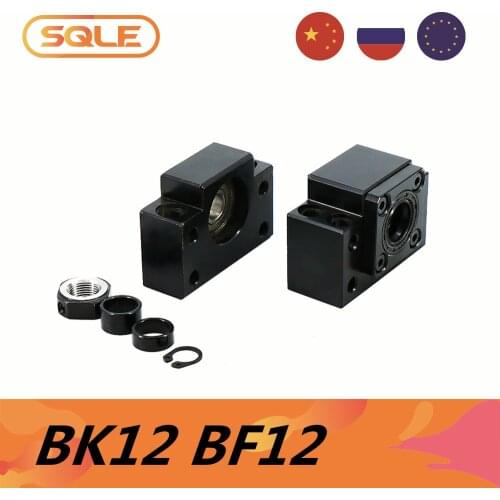 EU warehouse BK12 BF12 bearing SFU1604 SFU1605 SFU1610 Ball Screw End Support for CNC
