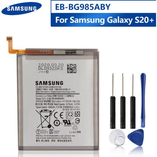 Samsung Original Replacement Phone Battery EB-BG985ABY For Samsung Galaxy S20+ S20 Plus Authentic Rechargable Battery 4500mAh
