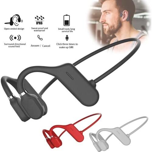 Waterproof Open-Ear For Running Driving Cycling Wireless Sport High Fidelity Bone Conduction Bluetooth Earbud Headset Earphone