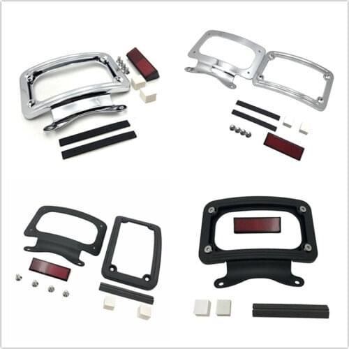 Aftermarket free shipping motorcycle parts Black License Plate Bracket For Harley-Davidson FLHX FLHXS FLHXSE FLTRX FLTRXS FLHXSE