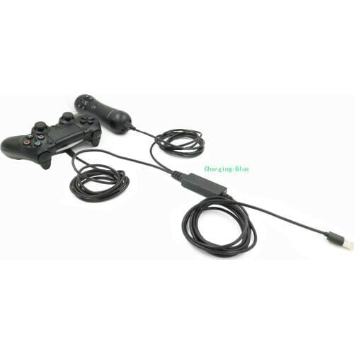 For PS VR Charging Adapter with 2 in 1 USB Charging for DualShock PS4 Wireless Controller and Move Motion Controllers