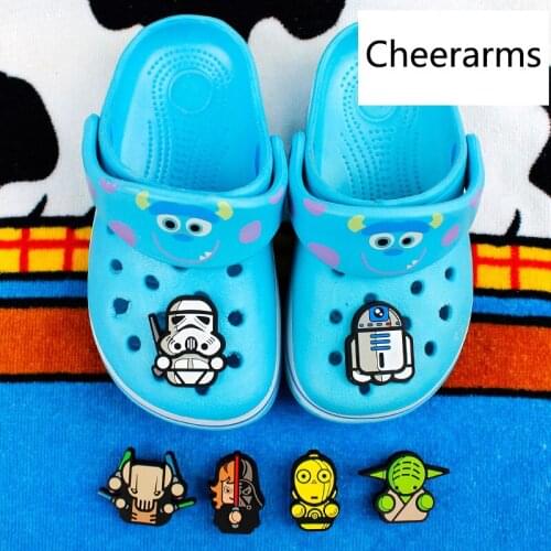 1 Piece Of Cute Cartoon Wars Shoe Charms Of Cartoon Summer Fashion PVC Shoe Decoration