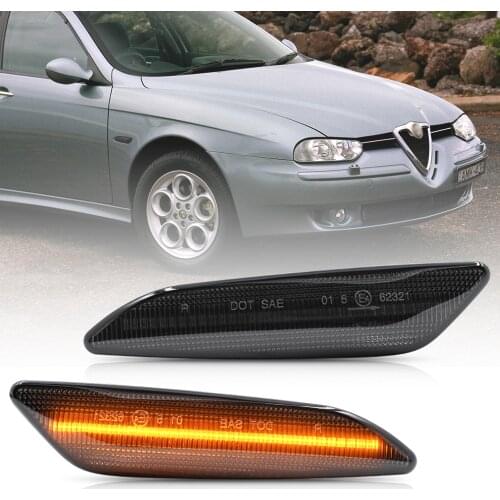 2x Led Side Marker Blinker Light For Alfa Romeo 156 147 Fiat Tipo Egea Lancia Delta Ypsilon 3 Amber Turn Signal Indicator Lamps