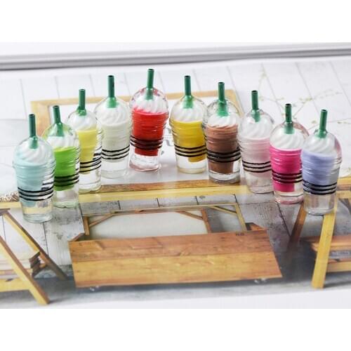 3/6/10pcs DIY Accessories Ice Cream Cup Charms for Slime Additives Polymer Clay Fluffy Kids Children Toys Slime Supplies Filler