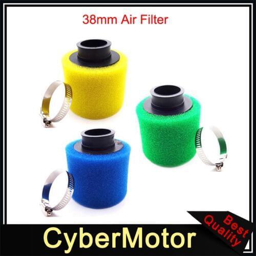 38mm Foam Air Filter For 110cc 125cc Engine ATV Quad Pit Dirt Bike Go Kart Scooter Motorcycle