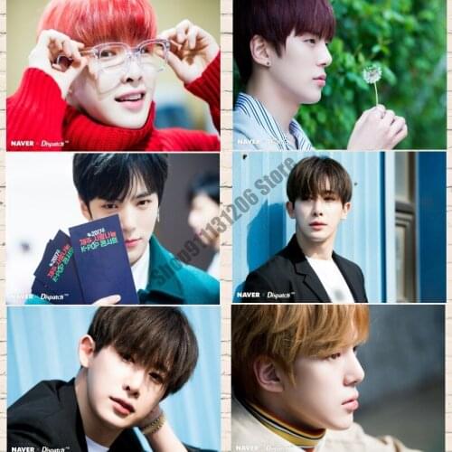 Diamond Painting Monsta X Cross Stitch Kits Korean Group Singer Diamond Embroidery Full Round Mosaic Kids Room Decoration