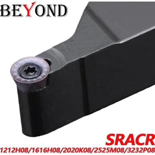 BEYOND SRACR SRACR1212H08 SRACR1616H08 SRACR2020K08 SRACR2525M08 SRACR3232P08 Lathe Tool Holder Insert Cemented Carbide Blade