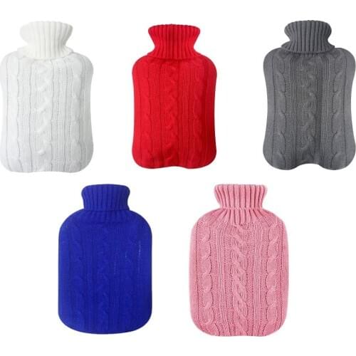 Hot Water Bottle, Hot Water Bottles with High Quality Supersoft Cover Durable And