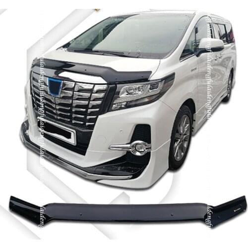 For Toyota Alphard 2016-2020 Front Bug Shield Hood Deflector Guard Bonnet Protector Bra Hood Deflector Protection