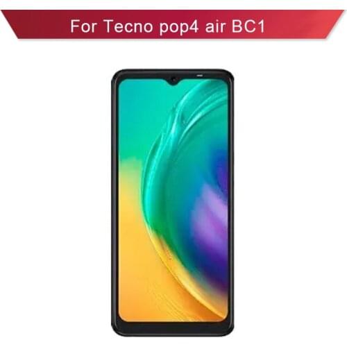 Full LCD for Tecno POP 4 AIR BC1 Display With Touch Screen Assembly For Tecno BC1 Complete LCD Screen Replacement Phone Parts