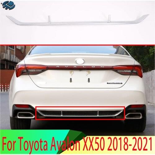 For Toyota Avalon XX50 2018 2019 2020 ABS Chrome Rear Bumper Skid Protector Guard Plate accessories
